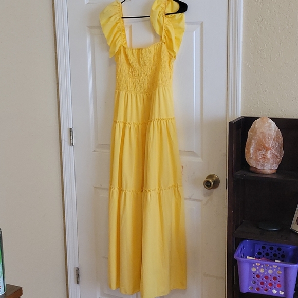 Johnny Becca, yellow maxi dress - Picture 4 of 5